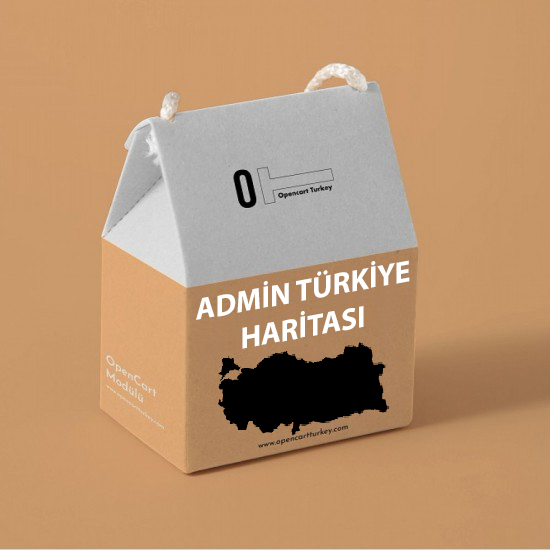 Opencart Admin Türkiye Haritası Modülü